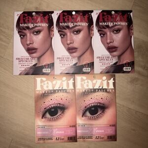 Fazit Makeup Patches Lot 5 Sweetheart Speckles Glitter Freckles Eye Patches